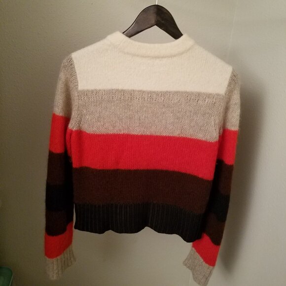 rag & bone Striped Wool Blend Britton Sweater Size Medium M - Picture 2 of 8
